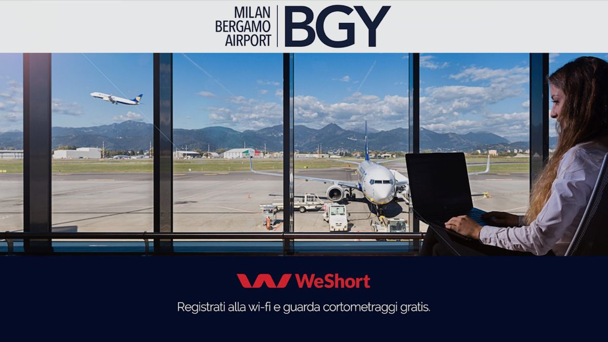 WeShort porta i cortometraggi negli aeroporti: nasce il primo network streaming al mondo