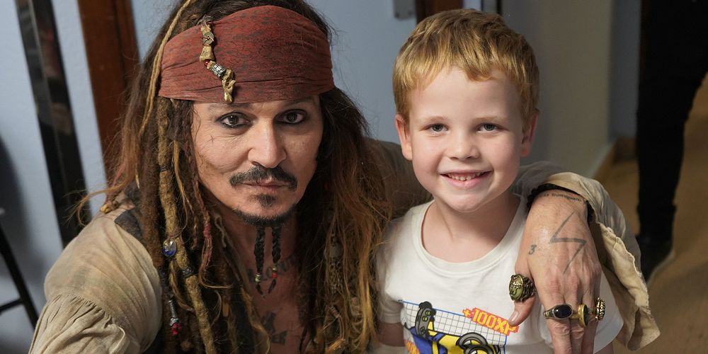 johnny depp jack sparrow ospedale