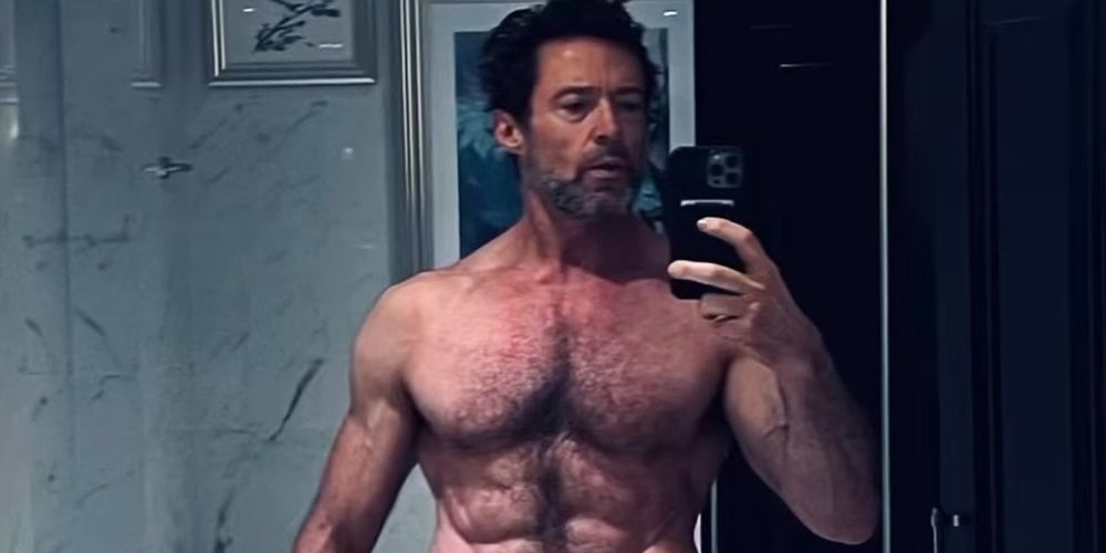 Hugh Jackman lubrificante muscoli Deadpool Wolverine