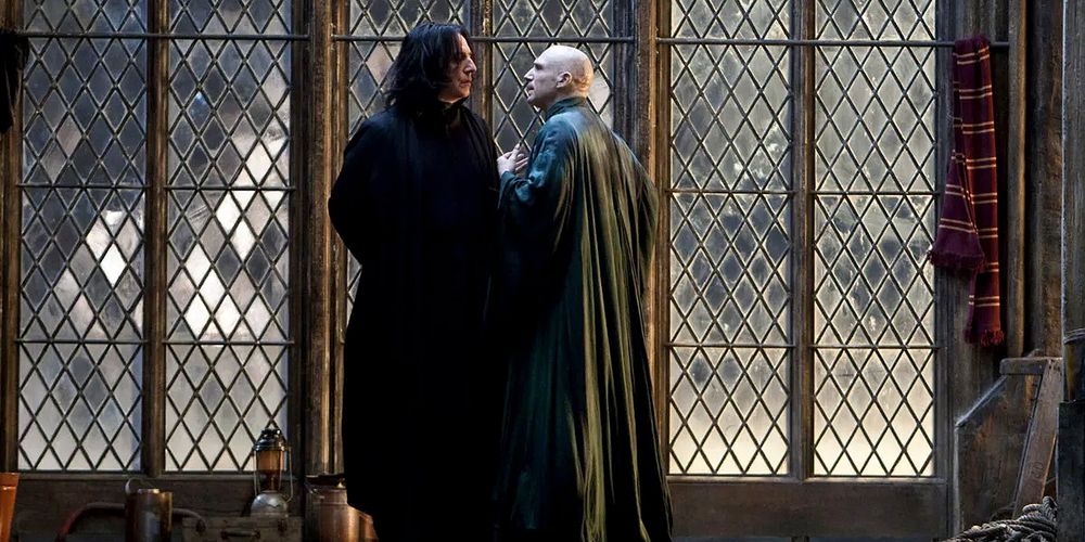 alan rickman piton voldemort ralph fiennes