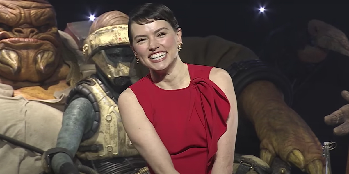 Daisy Ridley ha adorato l'emozione dei fan alla Star Wars Celebration ...