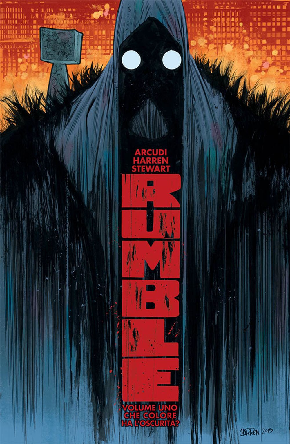 rumble-vol-1-che-colore-ha-loscurita-copertina-di-james-harren