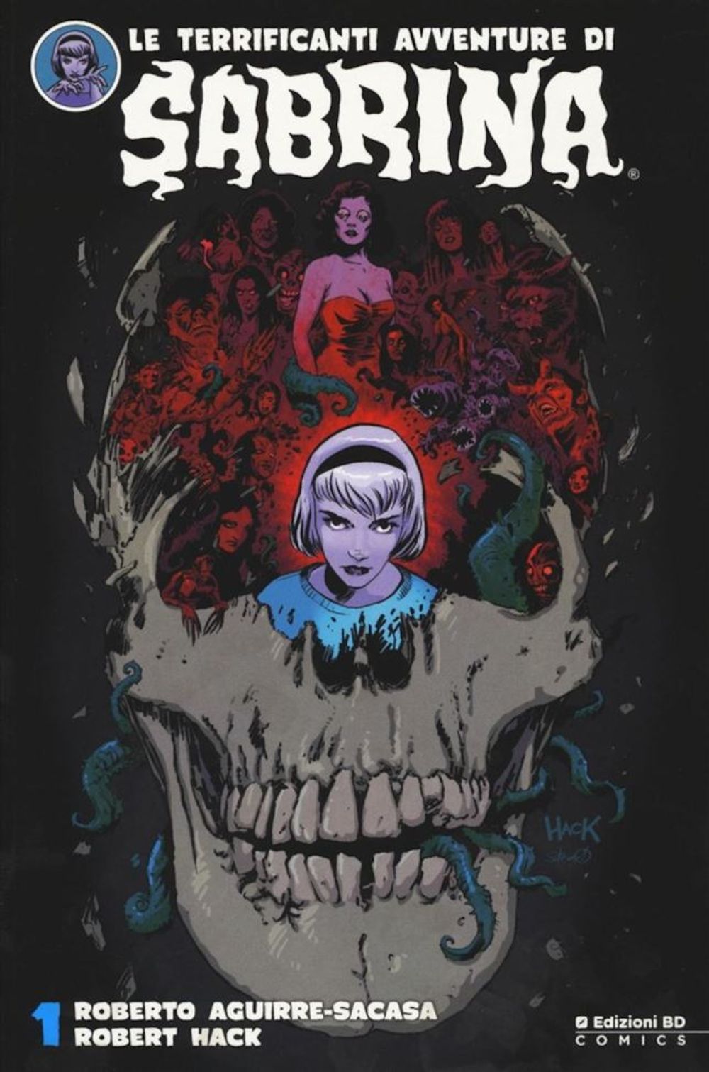 le-terrificanti-avventure-di-sabrina-vol-1-copertina-di-robert-hack