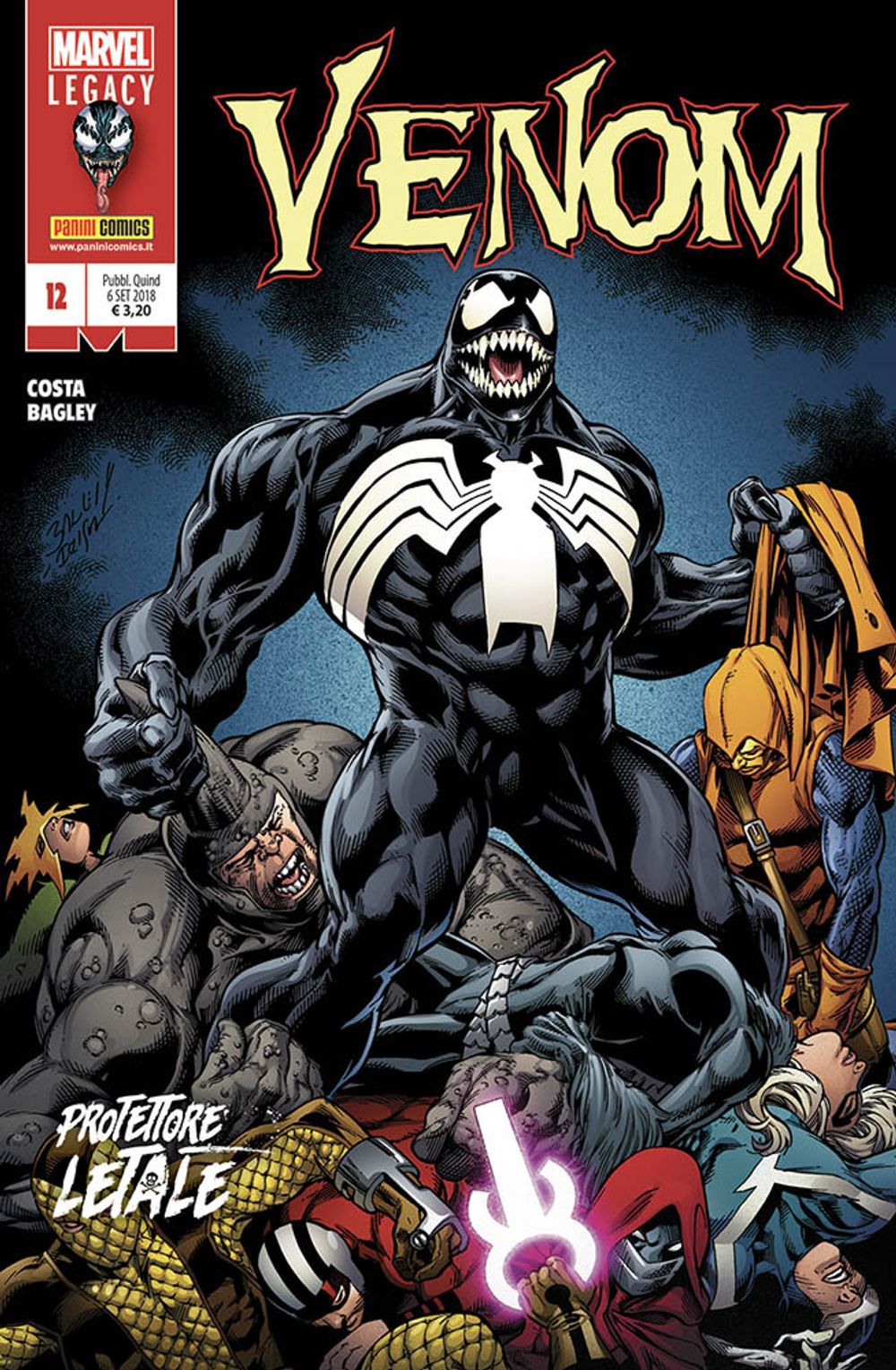 venom-12-copertina-di-mark-bagley